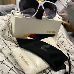 Carrera White Sunglasses